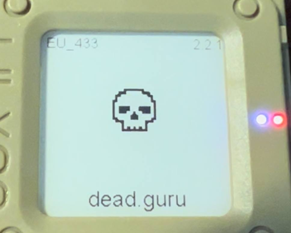 My splash screen on the T-Echo